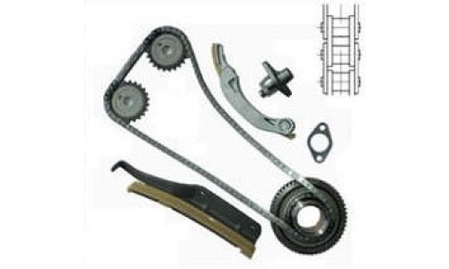 Kit Corrente Da Distribuicao Motor Mitsubishi Pajero Full 3.2 16v. 02/09 Turbo 165Cv 4M41 Dohc / L200 Triton Xb 3.2 16v. 07/09 Turbo Diesel 165Cv 