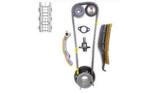 Kit Corrente Da Distribuicao Motor Mitsubishi Pajero Full 3.2 16v. 10/16 Turbo 200Cv 4M41 Dohc / L200 Triton 3.2 16v. 13/17 Turbo Diesel 170/180Cv / Pajero Dakar 3.2 16v. 14/15 Turbo Diesel 4M41 Dohc Inj. Direta 180Cv 