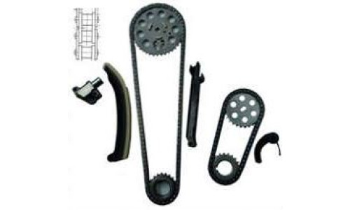 Kit Corrente Da Distribuicao Motor Smart City Coupe 1.0 12v. 10/.. Gas. 3 Cil. Turbo M160E6Alb05 