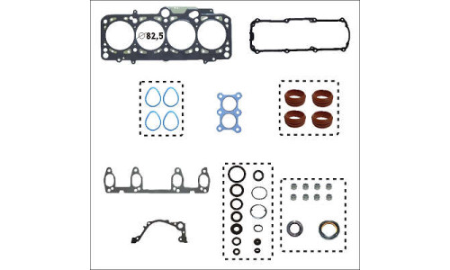 JOGO DE JUNTAS SUPERIOR DE MOTOR  VW /AUDI 1.6 8V. 97/.. AKL COM RETENTORES 