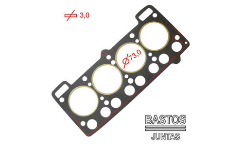 JUNTA DE CABECOTE GOL 1000/ESCORT HOBBY GAS