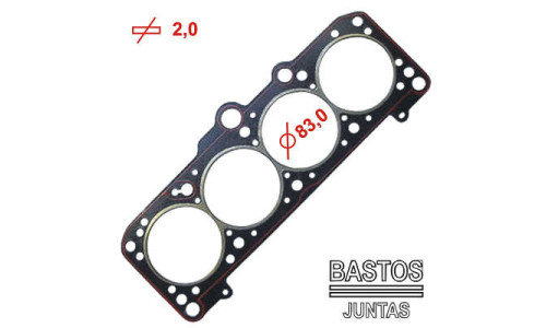 JUNTA DE CABECOTE MOTOR AP-1.6/1.8 8V. GASEM ALC.