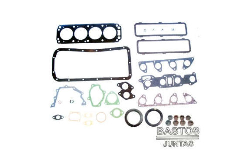 JOGO DE JUNTAS DE MOTOR CHEVETTE 1.4/1.6 8V. ALC./GAS.COM RETENTORES 