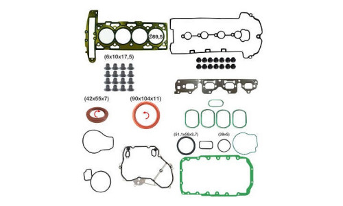 JOGO DE JUNTAS DO MOTOR CAPTIVA SPORT FWD 2.4 16V. 09/11 LE5 ECOTEC DOHC 171CV 2384CC MOTOR CORRENTE