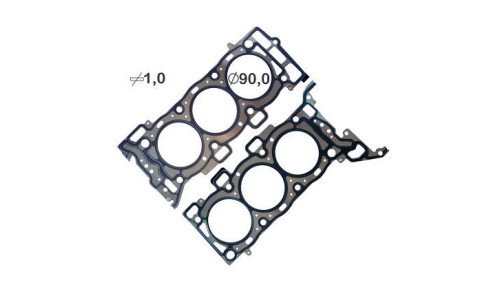 JUNTA DE CABECOTE DO MOTOR CAPTIVA SPORT 3.0 24V. 11/.. V-6 GAS. DOHC 268CV 2986CC 1,00 MM (02 PECAS DIREITO +ESQUERDO)
