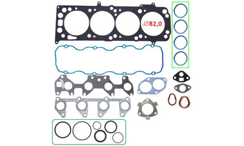 JOGO DE JUNTAS SUPERIOR DE MOTOR GM /FIAT 1.8 8V. 03/.. SOHC SEM RETENTORES 