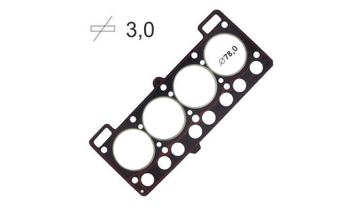 JUNTA DE CABECOTE FORD ESCORT CHT 1.6 83/.. GAS./ALC.