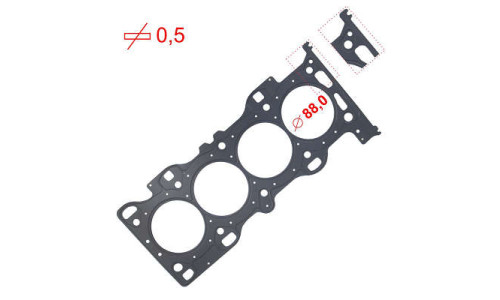 JUNTA DE CABECOTE FORD FUSION 2.3 16V. DURATEC