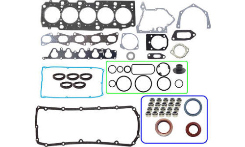 JOGO DE JUNTAS DE MOTOR MAREA 2.0 20V. 95/98 SEM RETENTORES VOL.