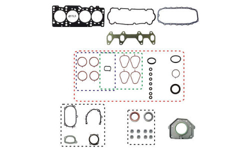 JOGO DE JUNTAS DE MOTOR FIAT FIRE 1.4 8V. PALIO/IDEA/PUNTO