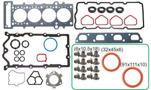 JOGO DE JUNTAS DE MOTOR FIAT PUNTO /IDEA 1.6 16V. 10/.. E.TORQ