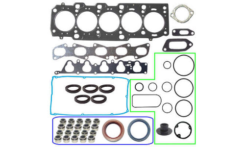 JOGO DE JUNTAS SUPERIOR DE MOTOR  MOTOR MAREA 2.0 20V. 96/98 COM RETENTORES 