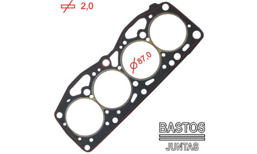 JUNTA DE CABECOTE FIAT 1.5 SEVEL GAS./ALC.