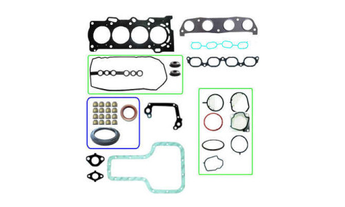 JOGO DE JUNTAS DE MOTOR TOYOTA FIELDER 1.8 16V. 03/07