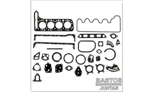 JOGO DE JUNTAS DE MOTOR M.BENZ 180-D 2.4 8V. 87/.. OM616 SEM RETENTORES 