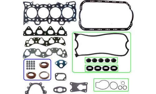 JOGO DE JUNTAS DO MOTOR HONDA CIVIC 1.6 16V. 91/97 D16Z6/D16Z7