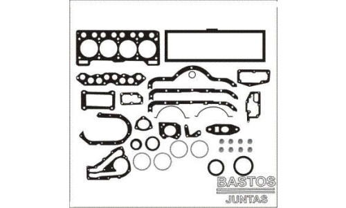 JOGO DE JUNTAS DE MOTOR TWINGO /CLIO 1.2 8V. C3G COM RETENTORES 