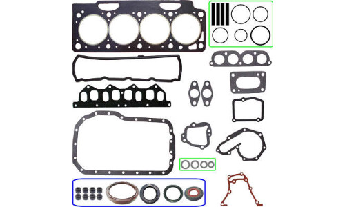 JOGO DE JUNTAS DE MOTOR RENAULT 1.8 8V. F3P /2.0 8V. F3R COM RETENTORES 