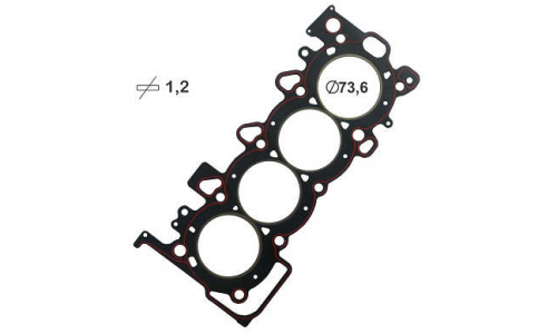 JUNTA DE CABECOTE HONDA FIT 1.5 16V. VTEC 05/08 L15A6