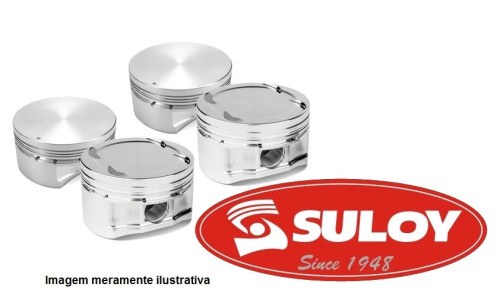 JOGO DE PISTOES DO MOTOR GM /FIAT 1.8 8V. 04/.. FLEX CORSA/PALIO + 1,00MM