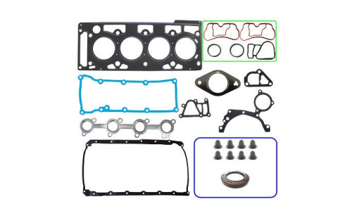 JOGO DE JUNTAS DE MOTOR FORD FIESTA /KA 1.0 8V. 2000/.. COM RETENTORES 