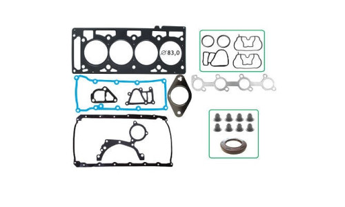 JOGO DE JUNTAS DE MOTOR FORD ECOSPORT 1.6 8V. 2003/.. COM RETENTORES 