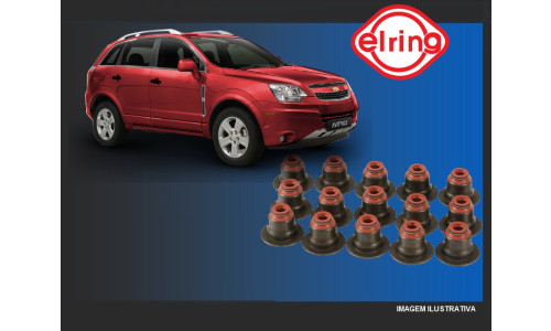 RETENTOR DA HASTE DE VALVULA DO MOTOR CAPTIVA SPORT FWD 2.4 16V. 09/.. LE5 ECOTEC DOHC 171/185CV 2384CC 90537241