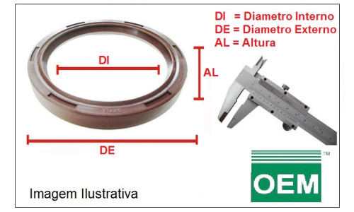 RETENTOR TRAS.VIRABR.RENAULT 1.4 8V. /1.6 8/16V.