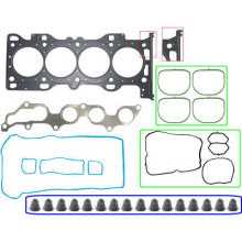 JOGO DE JUNTAS SUPERIOR DE MOTOR  FORD 2.0 16V. DURATEC-HE