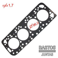 JUNTA DE CABECOTE PEUGEOT 504 DIESEL XD2/XD3 MEDIDA 1,80MM