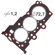 JUNTA DE CABECOTE HYUNDAI /KIA 1.0 12V. KAPPA 3 CIL.
