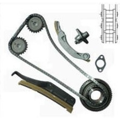 Kit Corrente Da Distribuicao Motor Mitsubishi Pajero Full 3.2 16v. 02/09 Turbo 165Cv 4M41 Dohc / L200 Triton Xb 3.2 16v. 07/09 Turbo Diesel 165Cv 