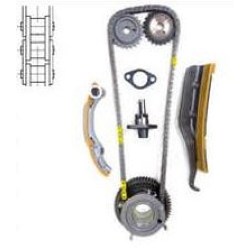 Kit Corrente Da Distribuicao Motor Mitsubishi Pajero Full 3.2 16v. 10/16 Turbo 200Cv 4M41 Dohc / L200 Triton 3.2 16v. 13/17 Turbo Diesel 170/180Cv / Pajero Dakar 3.2 16v. 14/15 Turbo Diesel 4M41 Dohc Inj. Direta 180Cv 