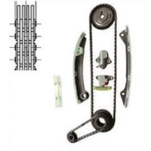 Kit Corrente Da Distribuicao Motor Nissan Tiida 1.8 16v. 07/.. Gas. Mr18De Dohc / Versa 1.8 16v. 09/.. / Livina Grand 1.8 16v. 10/.. Flex Vvt / Tiida 1.8 16v. 09/.. Flex 126/125Cv / Sentra 2.0 16v. 07/.. Gas. Mr20De / Sentra 2.0 16v. 09/.. Flex Vvt 143Cv 