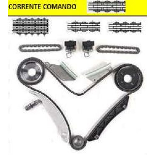 Kit Corrente Da Distribuicao Motor Chrysler Dodge Journey Sxt /Rt 2.7 24v. 09/12 V-6 Eer 185Cv Gas. 2736Cc Dohc 