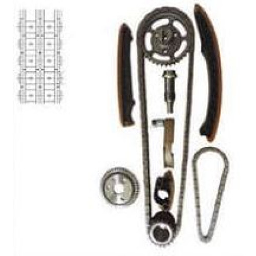 Kit Corrente Da Distribuicao Motor M.Benz Om-611La Sprinter 2.2 16v. 02/.. /311 /313 Cdi /Caminhao Accelo 715C 2.7 20v. 03/.. Om-612La 