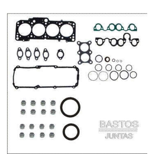 JOGO DE JUNTAS SUPERIOR DE MOTOR  VW GOLF 1.8 GL /GLX 96/98 COM JUNTA DE CABECOTE COM RETENTORES 