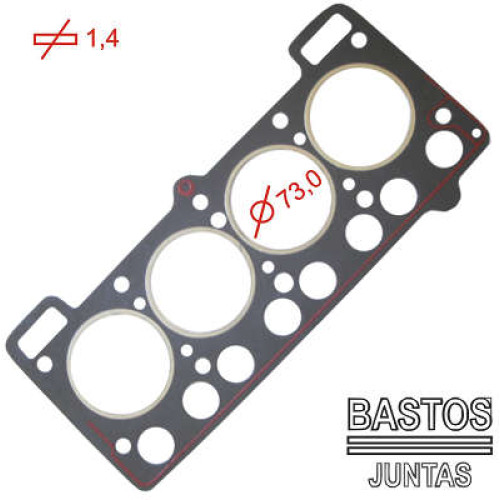 JUNTA DE CABECOTE GOL 1000/ESCORT HOBBY GAS