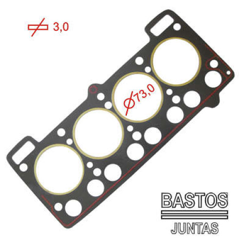 JUNTA DE CABECOTE GOL 1000/ESCORT HOBBY GAS