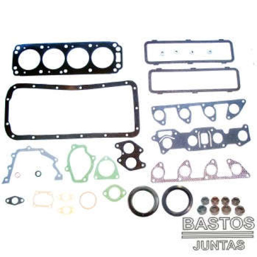 JOGO DE JUNTAS DE MOTOR CHEVETTE 1.4/1.6 8V. ALC./GAS.COM RETENTORES 