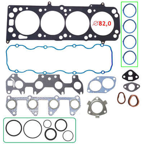 JOGO DE JUNTAS SUPERIOR DE MOTOR GM /FIAT 1.8 8V. 03/.. SOHC SEM RETENTORES 