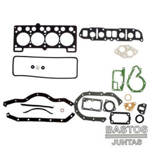 JOGO DE JUNTAS DE MOTOR FORD 1.6 8V. 83/.. CHT SEM RETENTORES 