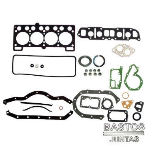 JOGO DE JUNTAS DE MOTOR FORD 1.6 8V. 83/.. CHT COM RETENTORES 