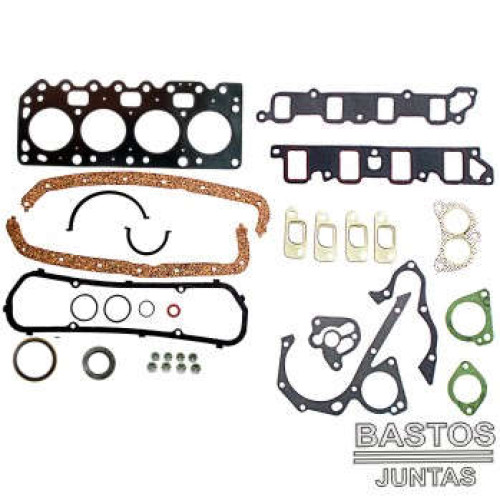 JOGO DE JUNTAS DE MOTOR FORD KA /FIESTA 1.0 8V. 96/.. COM RETENTORES 