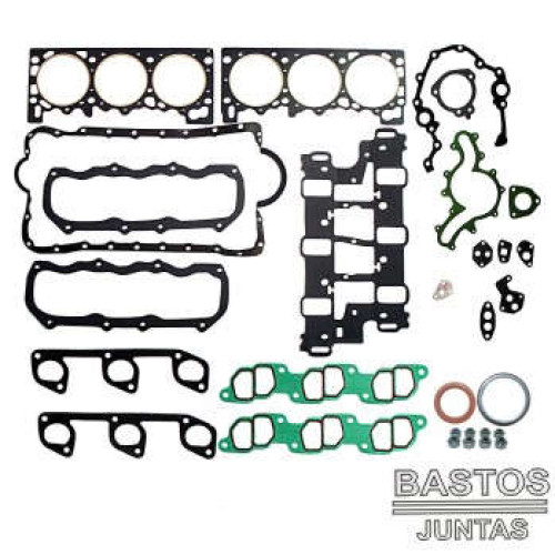 JOGO DE JUNTAS DO MOTOR FORD RANGER 4.0 12V. V-6 ATE 94 COM RETENTORES 