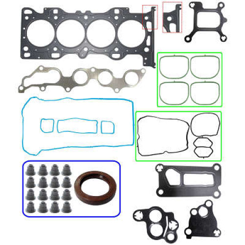 JOGO DE JUNTAS DE MOTOR FORD FUSION 2.3 16V. DURATEC