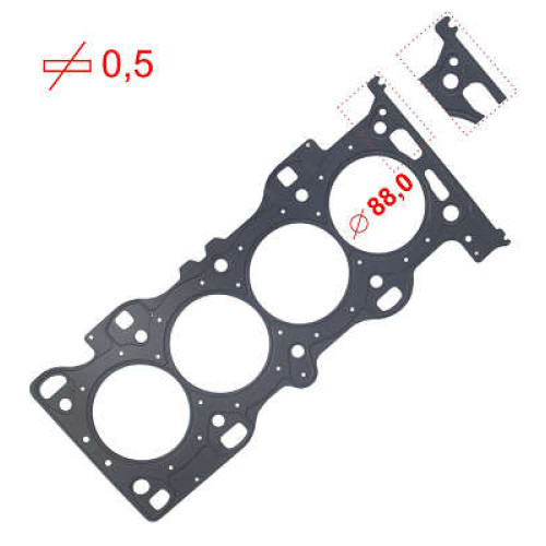 JUNTA DE CABECOTE FORD FUSION 2.3 16V. DURATEC