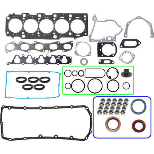 JOGO DE JUNTAS DE MOTOR MAREA 2.0 20V. 95/98 SEM RETENTORES VOL.