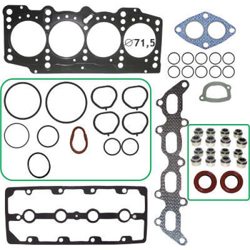 JOGO DE JUNTAS SUPERIOR DE MOTOR FIAT FIRE 1.0/1.3 16V. COM JUNTA DE CABECOTE 