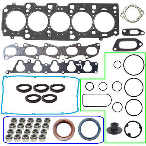 JOGO DE JUNTAS SUPERIOR DE MOTOR  MOTOR MAREA 2.0 20V. 96/98 COM RETENTORES 